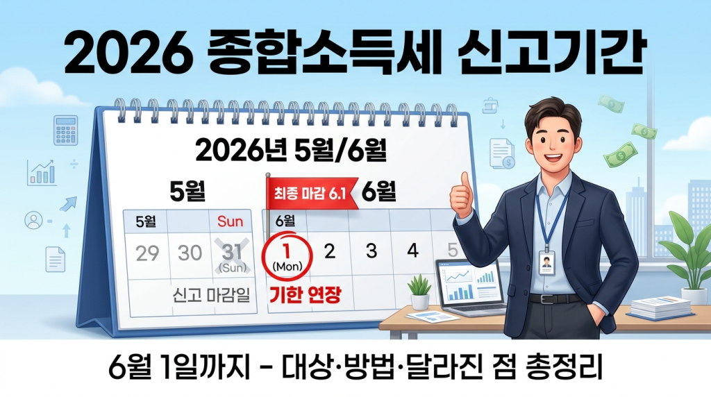 2026 종합소득세 신고기간