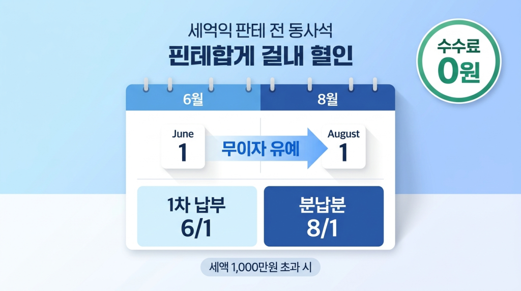 무이자 2개월 유예 | 수수료 0원