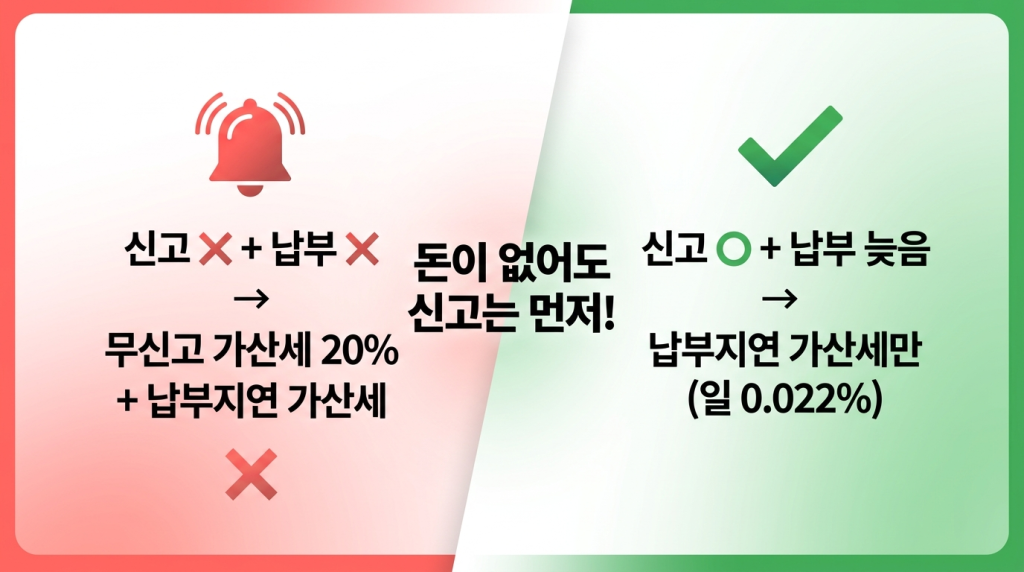 돈이 없어도 신고는 먼저!