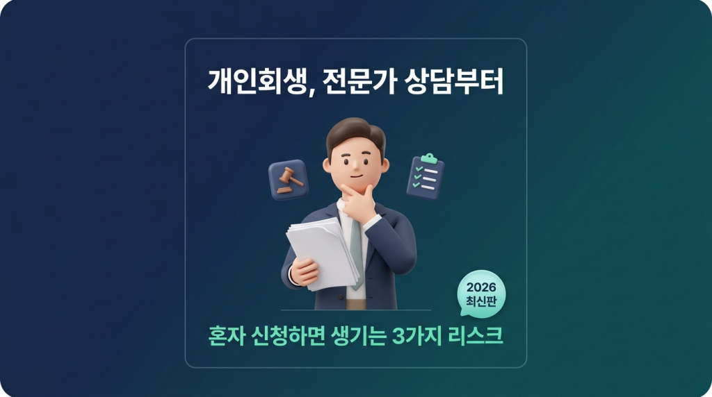 개인회생, 전문가 상담부터