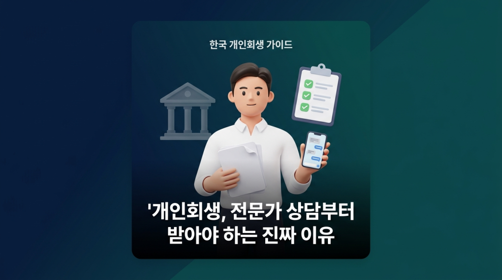 개인회생, 전문가 상담부터 / 받아야 하는 진짜 이유