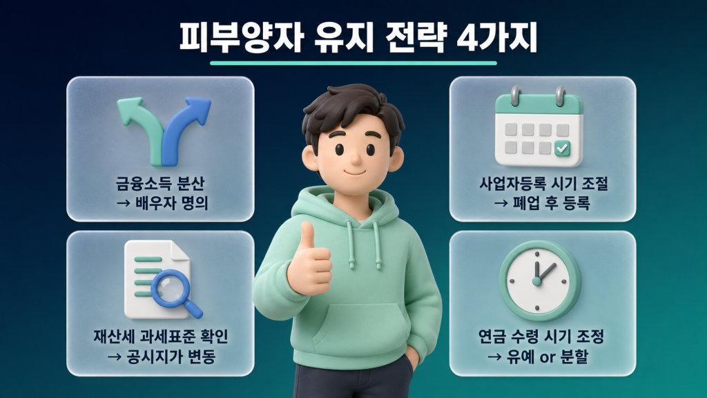 피부양자 유지 전략