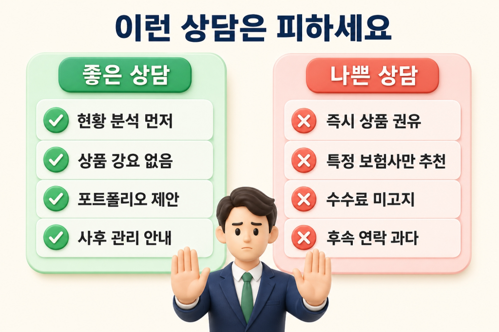 이런 상담은 피하세요