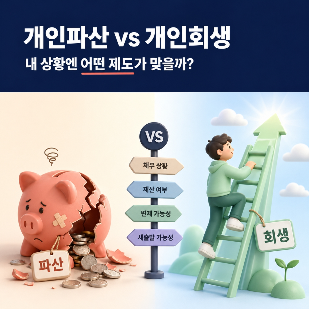 개인파산 vs 개인회생