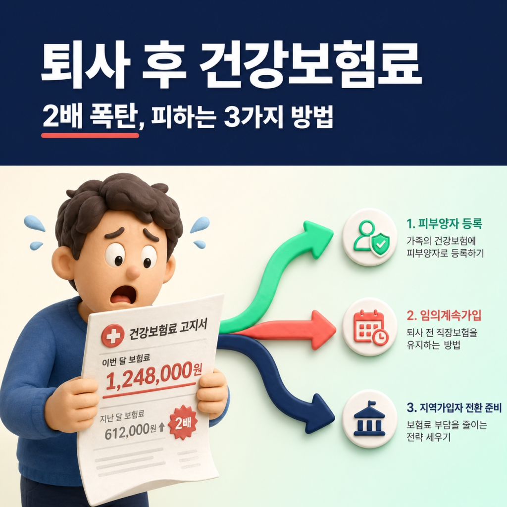 퇴사 후 건강보험료