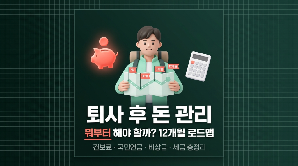퇴사 후 돈 관리, 뭐부터 해야 할까? 12개월 로드맵