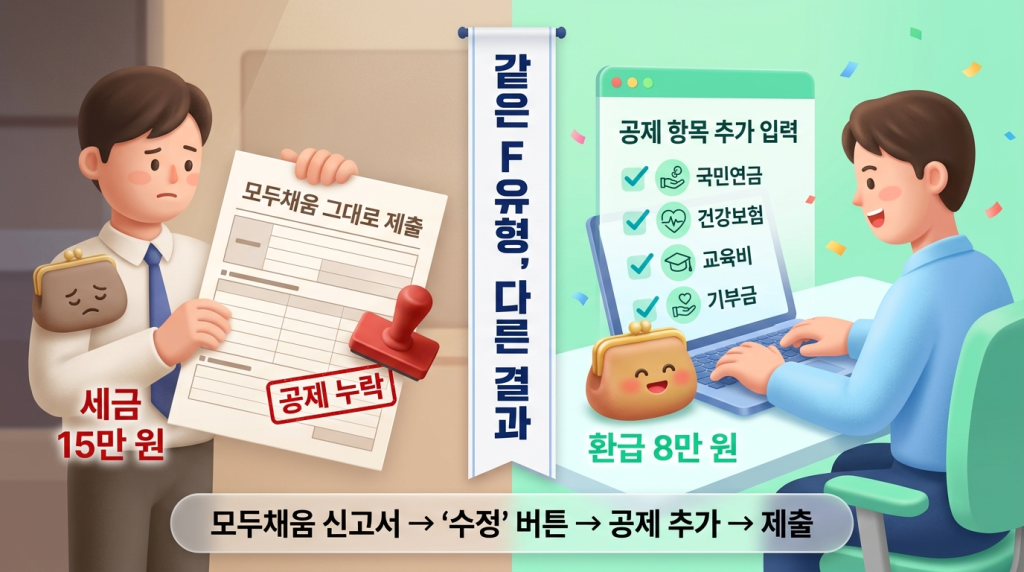  모두채움 수정 비교