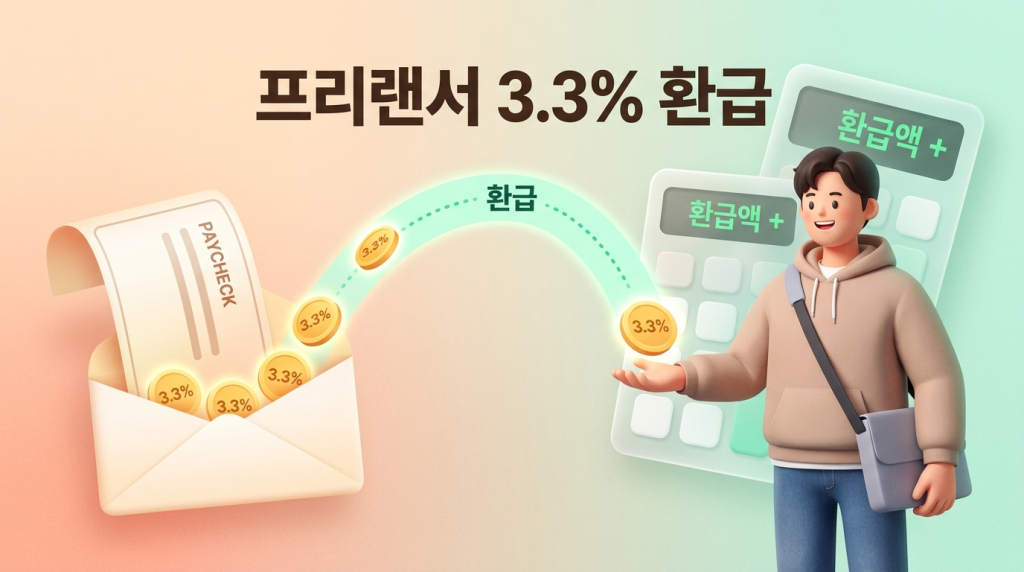 프리랜서 3.3% 환급