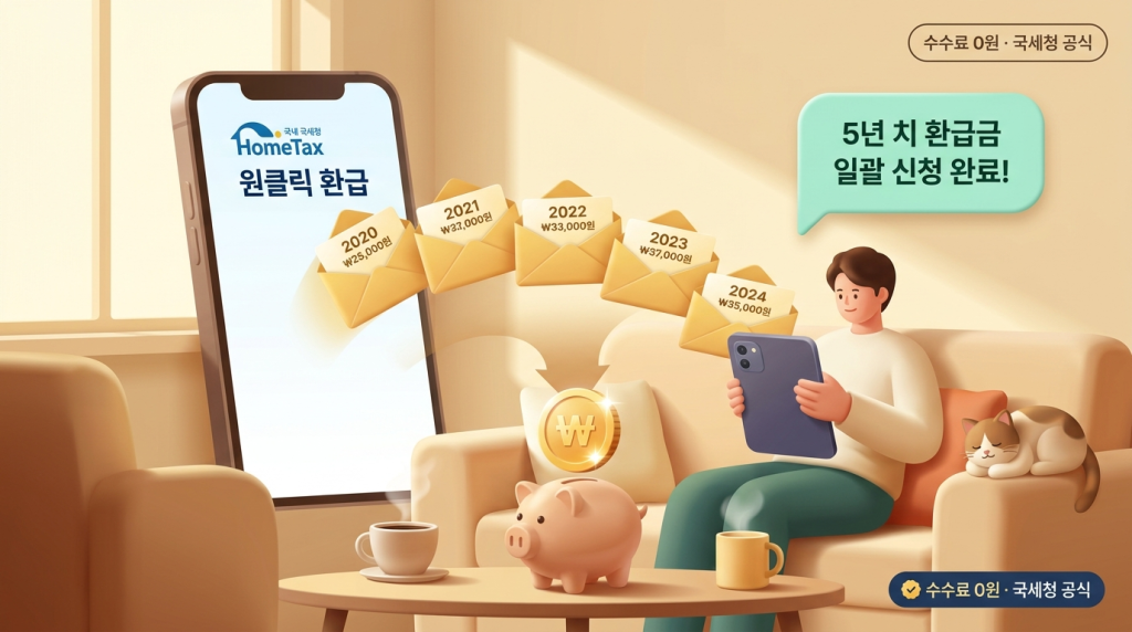 원클릭 환급 서비스 흐름