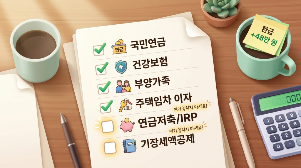 공제 체크리스트