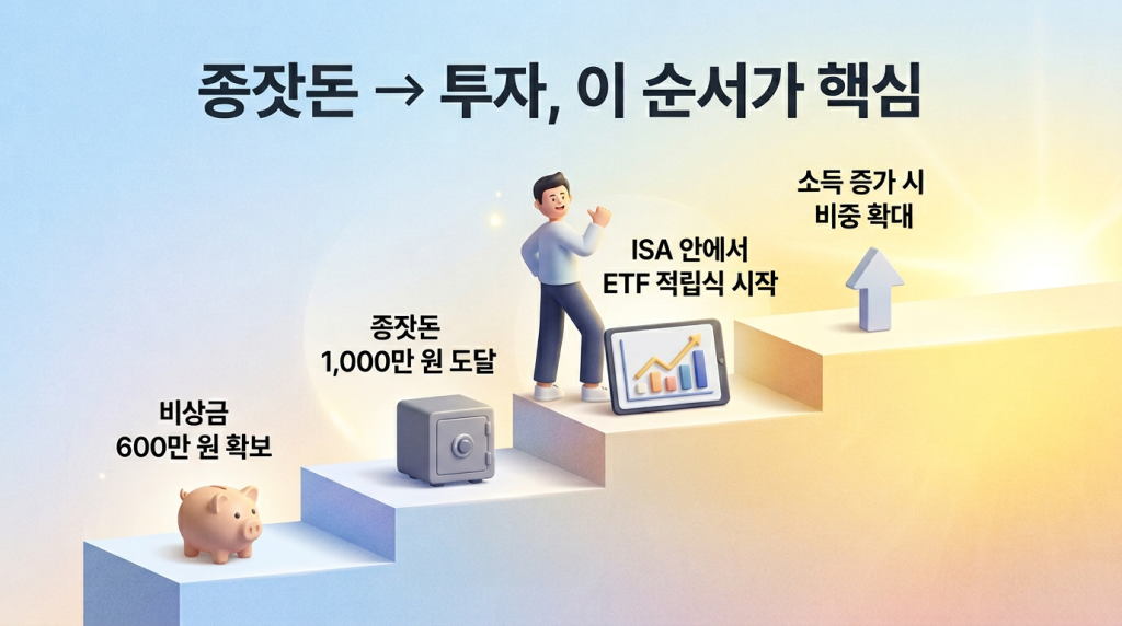 투자 진입 로드맵 계단