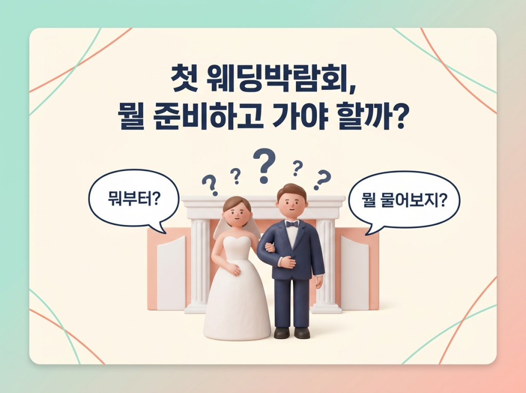 첫 웨딩박람회 인트로
