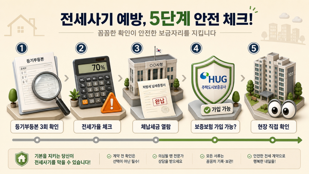 계약 전 5가지 기준