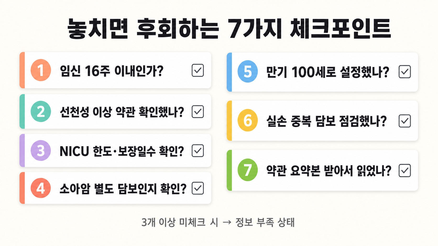 태아보험, 꼭 필요한가요? 임신하면 준비해야 할 것들 — 놓치면 후회하는 7가지 체크포인트 핵심 정보 3