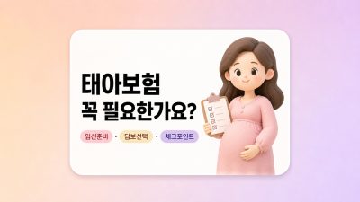 태아보험, 꼭 필요한가요? 임신하면 준비해야 할 것들 — 놓치면 후회하는 7가지 체크포인트