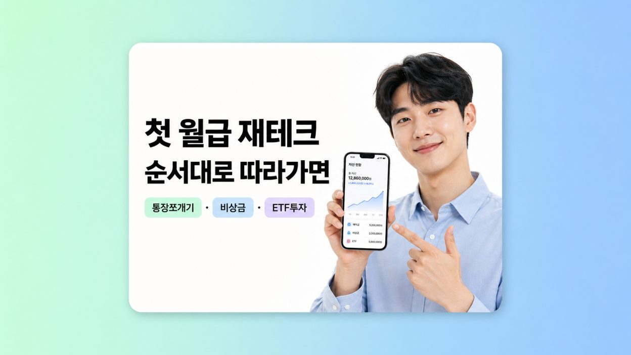사회초년생 재테크, 월급 받고 뭐부터 해야 할까? 순서대로 따라가면 됩니다