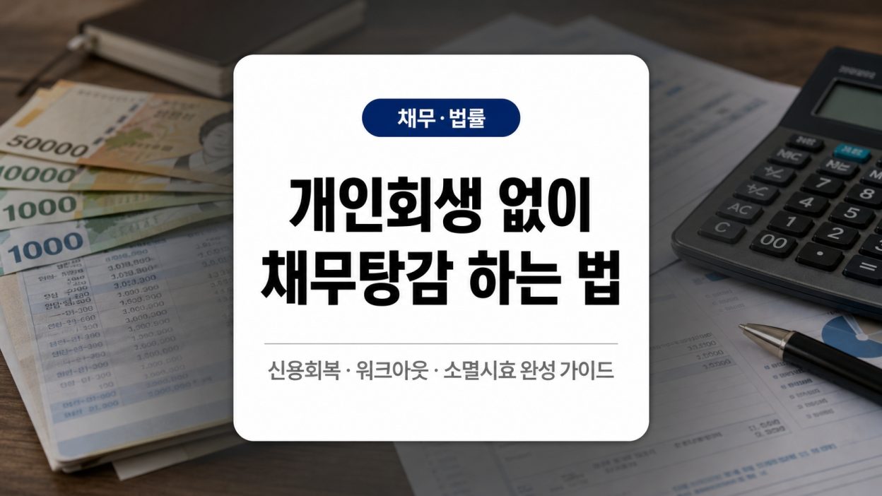 채무탕감 개인회생 없이 가능한 방법: 상황별 선택 가이드